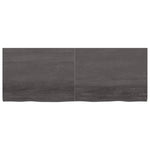 ZNTS Wall Shelf Dark Brown 160x60x cm Treated Solid Wood Oak 363834