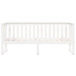 ZNTS Day Bed without Mattress White 80x200 cm Solid Wood Pine 840398