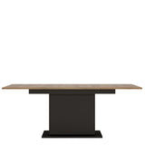 Brolo Extending Dining table in Walnut and Black 4347553