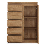 Fribo 1 door 5 drawer cabinet in Oak 4410573