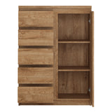 Fribo 1 door 5 drawer cabinet in Oak 4410573