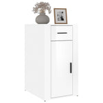 ZNTS Desk Cabinet High Gloss White 40x49x75 cm Engineered Wood 816794