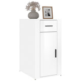 ZNTS Desk Cabinet High Gloss White 40x49x75 cm Engineered Wood 816794