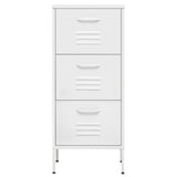 ZNTS Storage Cabinet White 42.5x35x101.5 cm Steel 336188