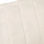 ZNTS Weighted Blanket Light Cream 220x240 cm King 11 kg Fabric 3154826