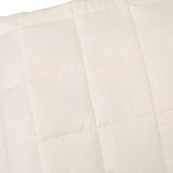 ZNTS Weighted Blanket Light Cream 220x240 cm King 11 kg Fabric 3154826