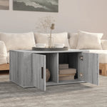 ZNTS Coffee Table Grey Sonoma 80x50x36 cm Engineered Wood 816518