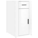 ZNTS Desk Cabinet High Gloss White 40x49x75 cm Engineered Wood 816794