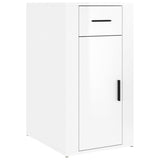 ZNTS Desk Cabinet High Gloss White 40x49x75 cm Engineered Wood 816794