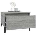 ZNTS Side Tables 2 pcs Grey Sonoma 50x46x35 cm Engineered Wood 819529