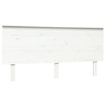 ZNTS Bed Headboard White 164x6x82.5 cm Solid Wood Pine 819181