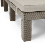 ZNTS Keter Sunlounger with Cushion Daytona Cappuccino 441308