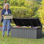 ZNTS Keter Garden Storage Box Darwin 380 L Grey 440522