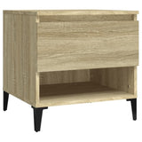 ZNTS Side Tables 2 pcs Sonoma Oak 50x46x50 cm Engineered Wood 819555