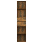 ZNTS Book Cabinet Smoked Oak 36x30x171 cm Engineered Wood 815534