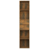 ZNTS Book Cabinet Smoked Oak 36x30x171 cm Engineered Wood 815534