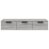 ZNTS Wall Cabinet Grey Sonoma 102x30x20 cm Engineered Wood 817097