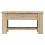 ZNTS Coffee Table Sonoma Oak 101x49x52 cm Engineered Wood 809704