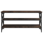 ZNTS TV Cabinet Smoked Oak 100x40x50 cm Engineered Wood 825794