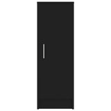 ZNTS Shoe Cabinet Black 32x35x92 cm Engineered Wood 808973