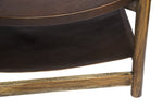 ZNTS Leather sling Coffee Table - leather top Leather GLAD05L