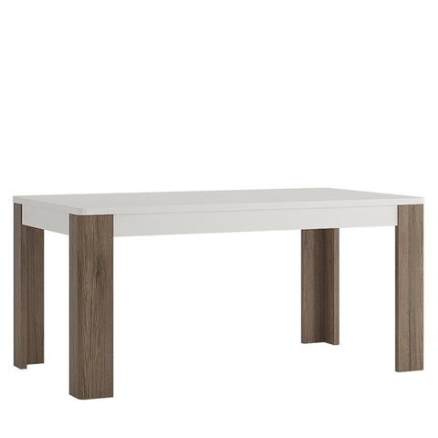 Toronto 160 cm Dining Table In White and Oak 4204244
