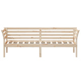 ZNTS Day Bed without Mattress 90x200 cm Solid Wood Pine 842870