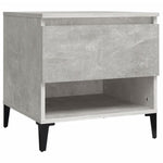 ZNTS Side Tables 2 pcs Concrete Grey 50x46x50 cm Engineered Wood 819557