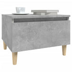 ZNTS Side Tables 2 pcs Concrete Grey 50x46x35 cm Engineered Wood 819509