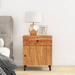 ZNTS Bedside Cabinet 50x33x60 cm Solid Wood Acacia 356863