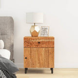 ZNTS Bedside Cabinet 50x33x60 cm Solid Wood Acacia 356863