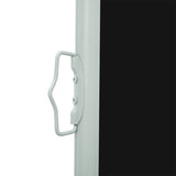 ZNTS Patio Retractable Side Awning 170x300 cm Black 48364