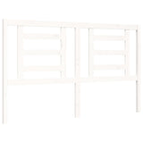 ZNTS Bed Frame without Mattress White King Size Solid Wood Pine 3192887