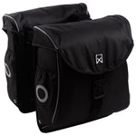 ZNTS Willex Bicycle Panniers 300 Flexi 24 L Black and Silver 424101