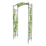 ZNTS Bridge Roof Wrought Iron Arches Plant Climbing Frame 83044456