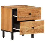 ZNTS Bedside Cabinet 40x33x46 cm Solid Wood Acacia 356853