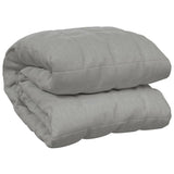 ZNTS Weighted Blanket Grey 200x225 cm 9 kg Fabric 350726