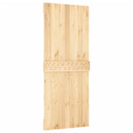 ZNTS Door NARVIK 85x210 cm Solid Wood Pine 154432