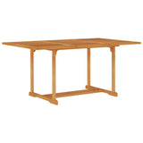 ZNTS 5 Piece Garden Dining Set Solid Teak Wood 3059547