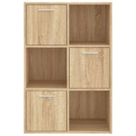 ZNTS Storage Cabinet Sonoma Oak 60x29.5x90 cm Engineered Wood 801137