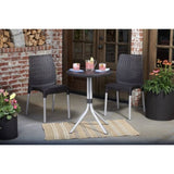 ZNTS Keter Bistro Set Chelsea Graphite 223562 420031