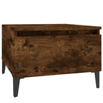 ZNTS Side Tables 2 pcs Smoked Oak 50x46x35 cm Engineered Wood 819527