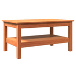 ZNTS Coffee Table Wax Brown 80x50x40 cm Solid Wood Pine 844469
