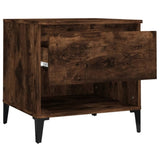 ZNTS Side Tables 2 pcs Smoked Oak 50x46x50 cm Engineered Wood 819559