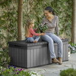 ZNTS Keter Garden Storage Box Darwin 380 L Grey 440522