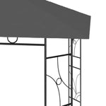 ZNTS Gazebo 4x3x2.7 m Anthracite 160 g/m² 313917