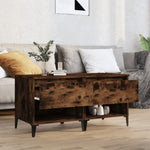 ZNTS Side Tables 2 pcs Smoked Oak 50x46x50 cm Engineered Wood 819559