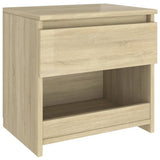 ZNTS Bedside Cabinets 2 pcs Sonoma Oak 40x30x39 cm Engineered Wood 803450