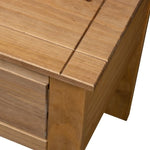 ZNTS Bedside Cabinet 46x40x57 cm Pine Panama Range 282691