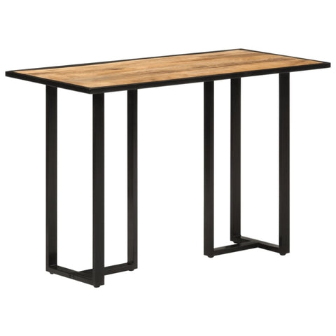 ZNTS Dining Table 110x55x75.5 cm Solid Wood Mango 353800